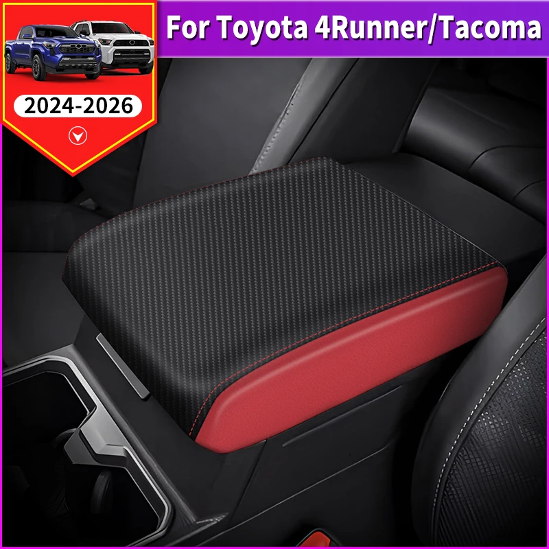 

For Toyota 2024 2025 2026 Tacoma 4Runner Car Interior Upgrade Accessories Armrest Box Protective Cover Dust-Proof Scratch-Proof
