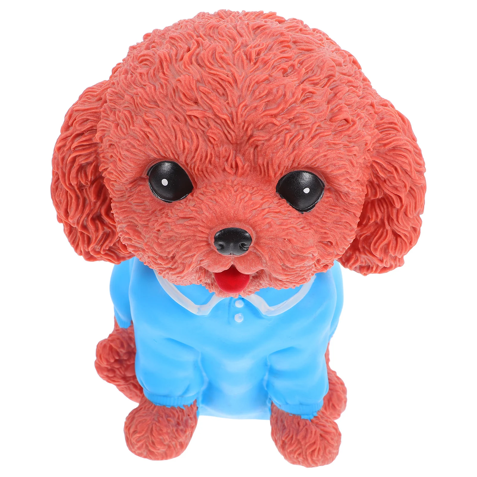 犬の貯金箱 大容量 かわいい犬の形 落下防止貯金箱 安全なゴム製貯金箱 子供用デスクトップ用