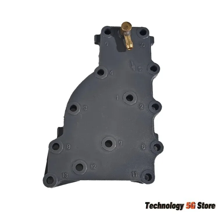 

For Yamaha 2-stroke 9.9-15HP Outboard Engine Exhaust Cover 63V-41113-00-1S with Copper Mouth