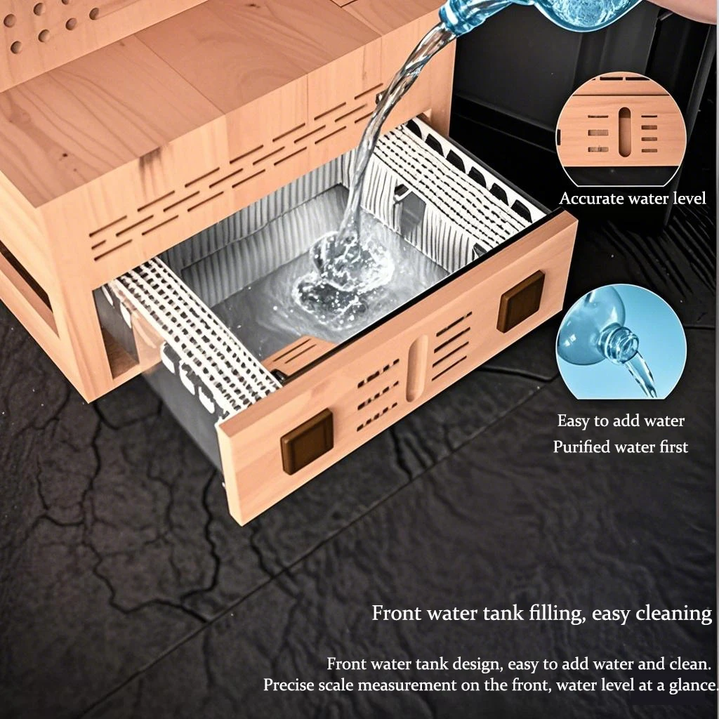 For Intelligent Constant Temperature And Humidity Mute Embedded Cedar Wood Professional Compressor Cigar Humidors Cabinet