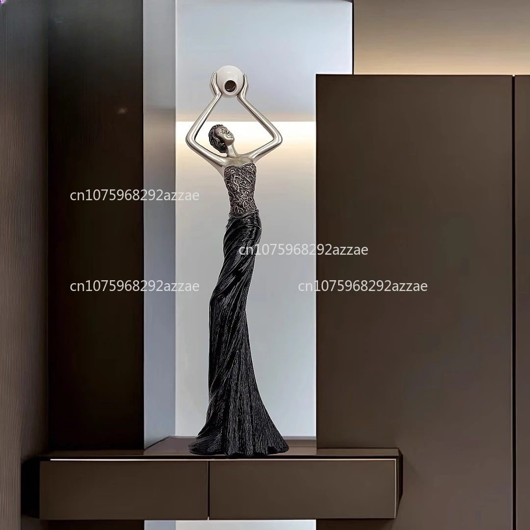 

Home furnishing ornament high-end niche light luxury art decoration simple humanoid sculpture