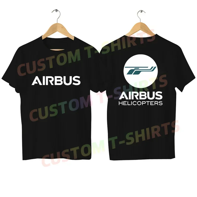 

Men T Shirt Casual New Airbus Helicopters Logo T-shirt Graphic Oversized Breathable Comfortable Streetwear S-3XL Cool Tee