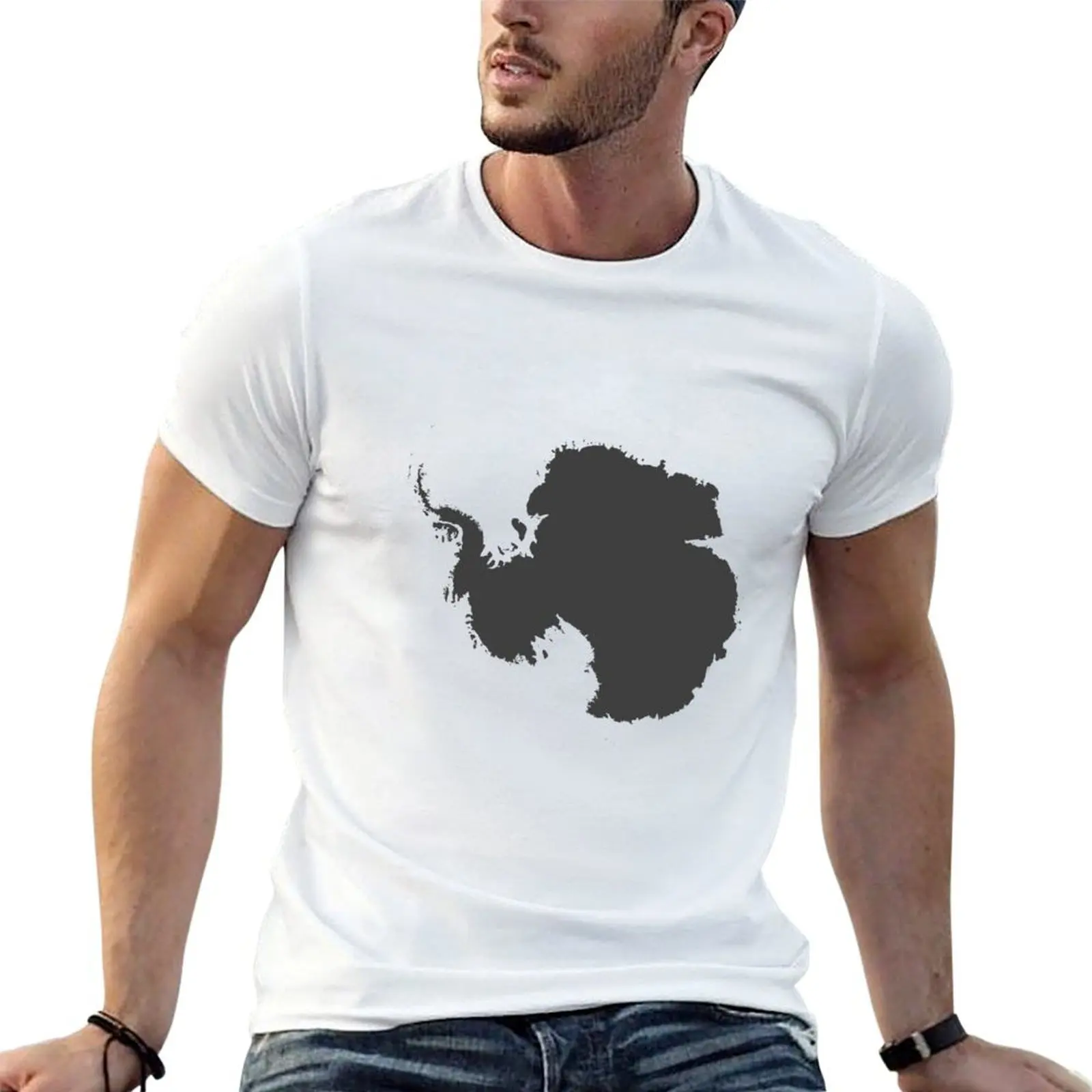 

Charcoal cotton shirt shirts Antarctica personalised for cotton man in t soft T-Shirt shirt t t man Love