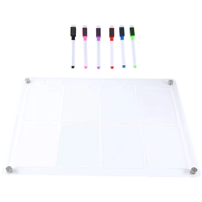تقويم احترافي للمسح الجاف، لوح مغناطيسي، مخطط أسبوعي، مسح مغناطيسي شفاف، مغناطيسي سهل الاستخدام أ #2