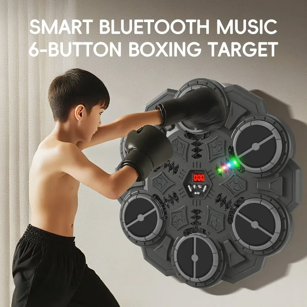 Intelligent Music Boxing Target Electronic Boxing Machine Wall Target Smart Boxing Training Boxing Equipment for Adults