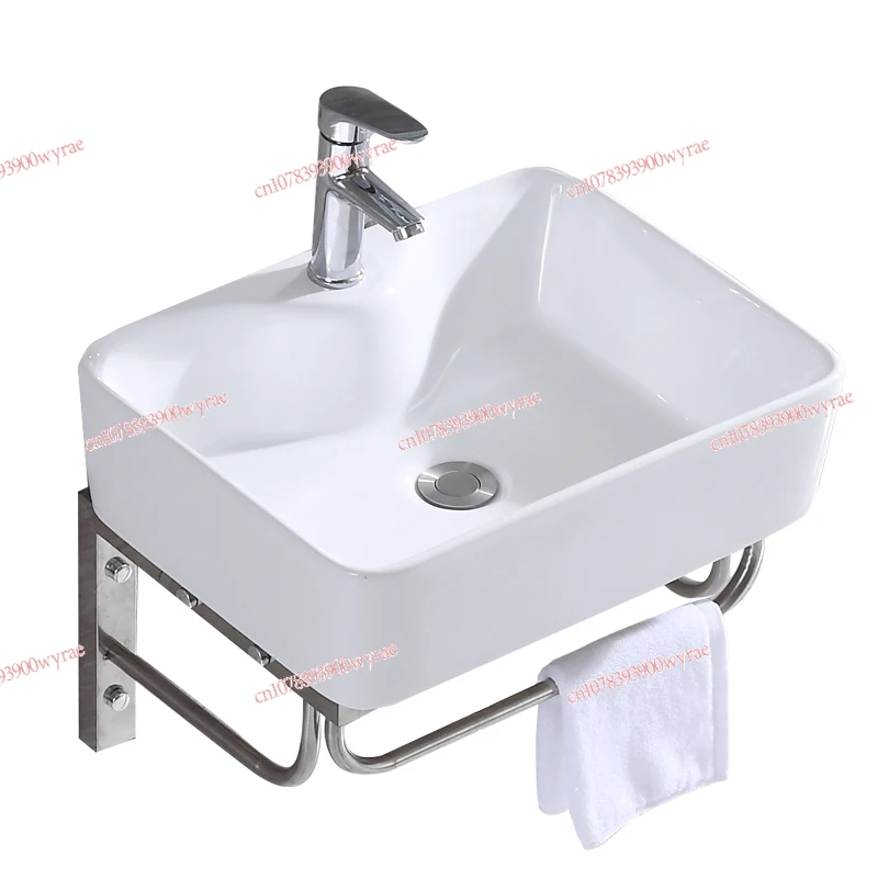 Small household washbasin, toilet, washbasin, wall mounted balcony, washbasin