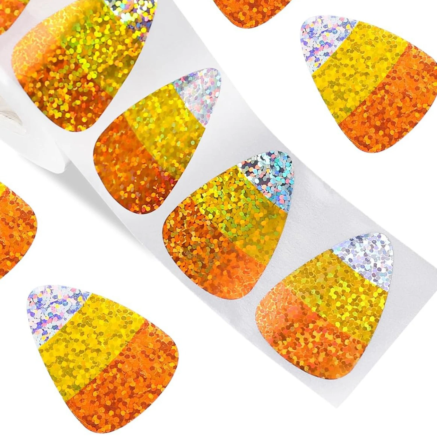 100-500pcs Laser Halloween Stickers Party Halloween Gift Wrapping Label Scrapbook Cartoon Children Rewards Stationery Stickers