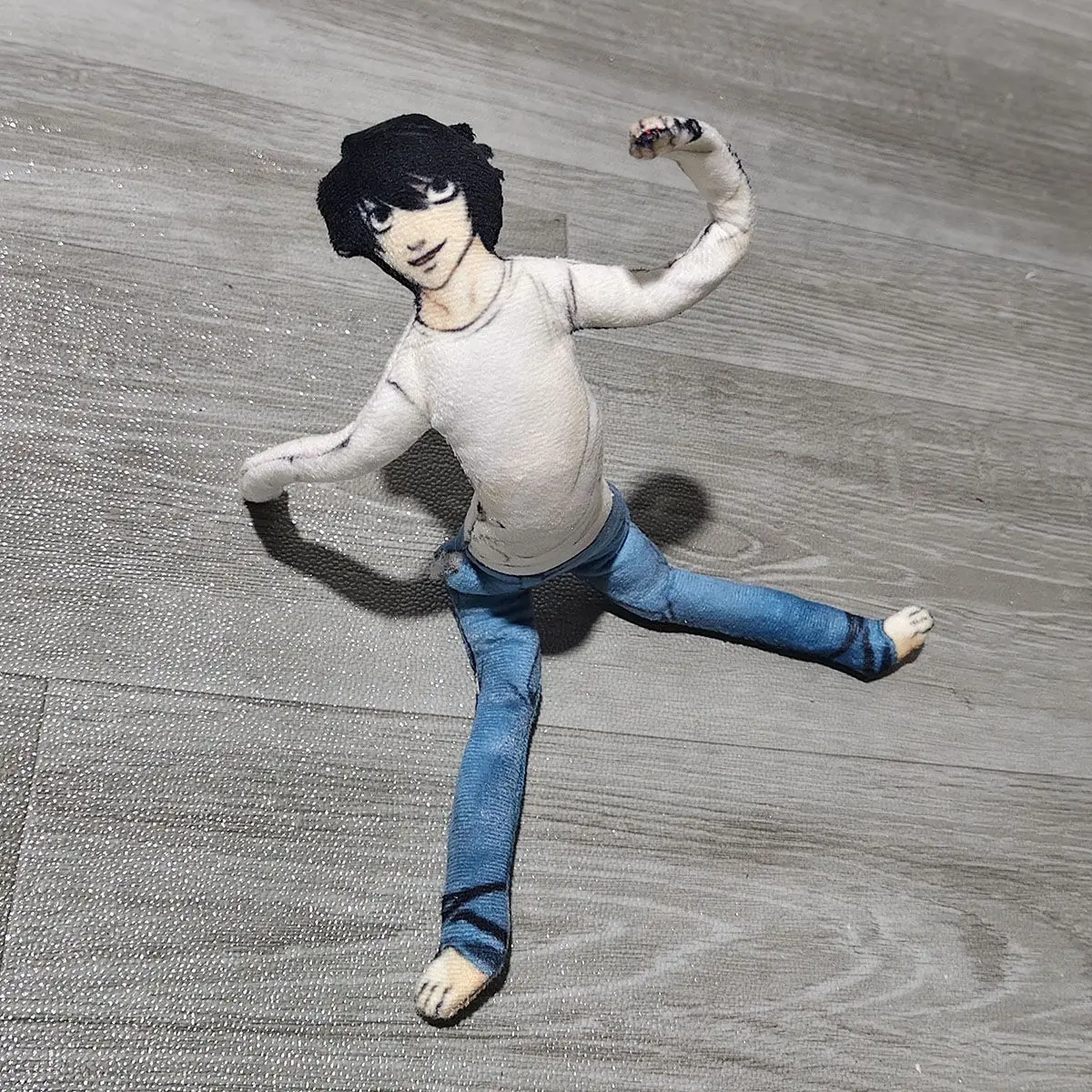 Death Note L Wire Frame Movable Doll Anime Articulated Bendable Figure Custom Collectible Desk Decor Gift