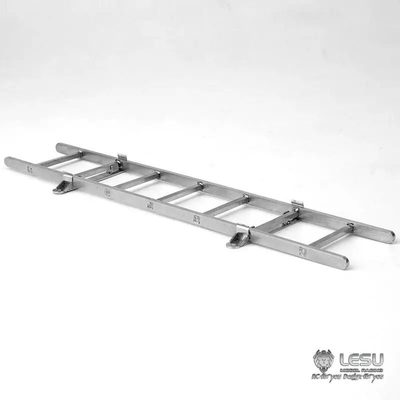 LESU 1/14 Escalera portátil para camión G-6209 adjunta al vehículo Escalera de herramientas Piezas universales extraíbles para camiones de tracción Tamiya