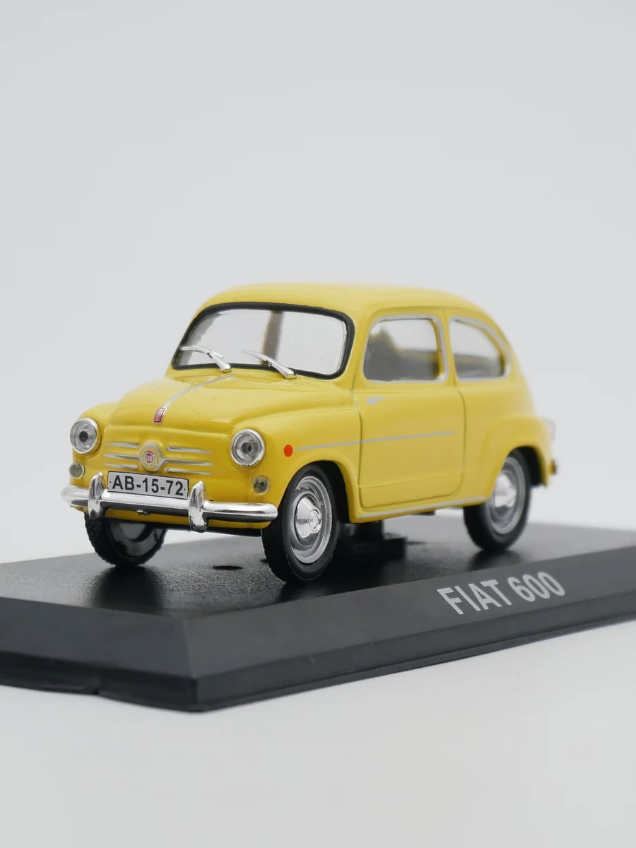 Ixo 1:43 Ist Fiat 600 Diecas Car Metal Toy Model