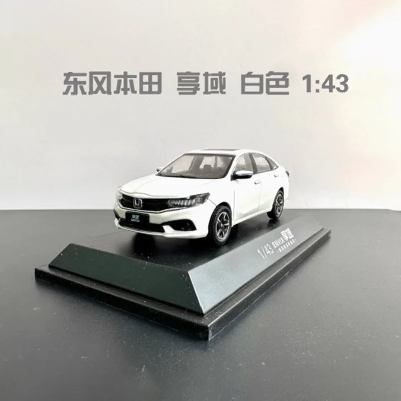 Diecast Alloy 1:43 Scale 2021 Dongfeng Honda ENVIX Car White Simulation Car Model Console Car Decoration