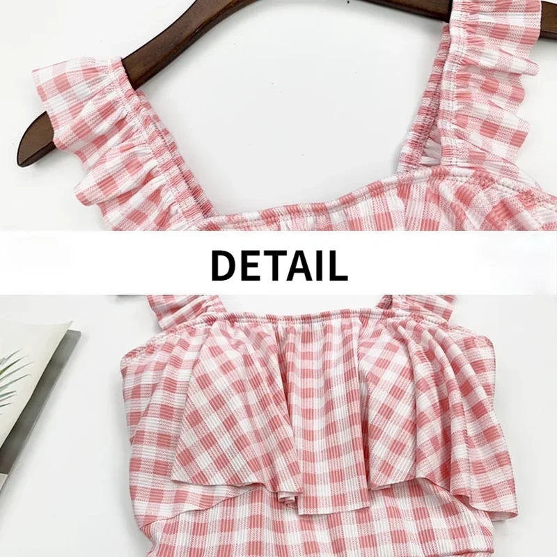 التستر المرأة منقوشة عالية الخصر جميل سليم ملابس السباحة ثوب السباحة شعبية Mujer ملابس الشاطئ صيف 2021 قطعة واحدة تصميم بسيط #5