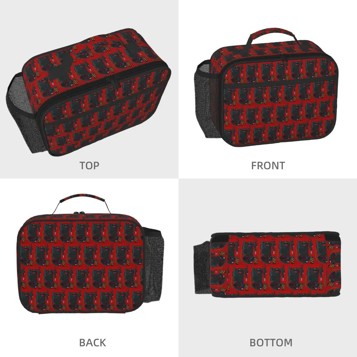 Ghostbusters Proton Pack Insulated Lunch Bag for Kids School Cooler Thermal Food Box Tote Portable Lunch Boxes Container