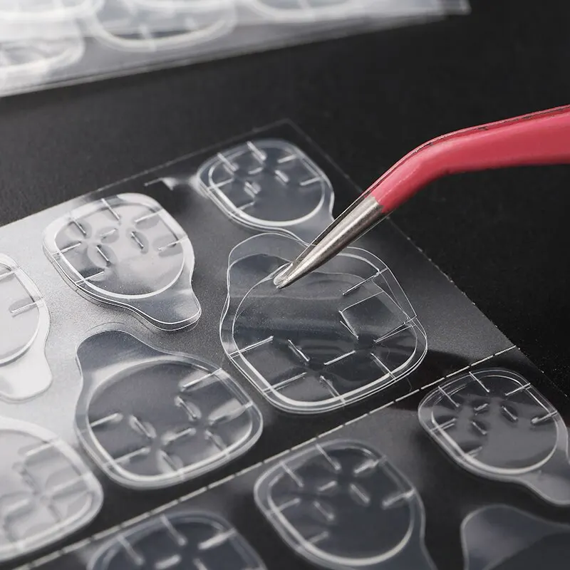 Autocollant de colle arina double face, ruban adhésif, colle à ongles pour faux dessins, faux conseils d'art, manucure acrylique, 5 feuilles, 120 pièces, N64.Art