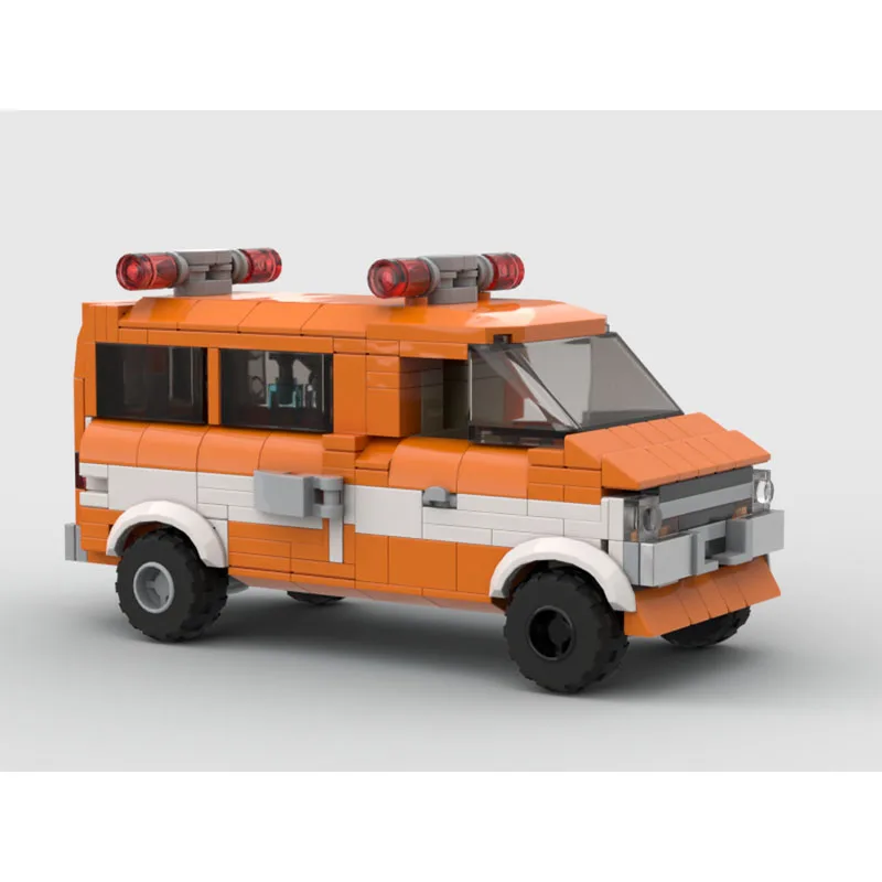 

MOC-153197 Urban Traffic Emergency Medical Vehicle Building Block Model 338 Parts Boys Children Birthday Christmas Toy Gift