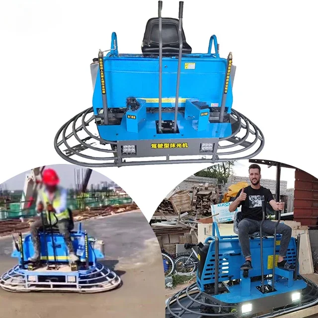 CE certificate Gasoline Concrete Ride on Power Trowel 800MM 1000MM 1200MM Concrete Floor Helicopter Machine