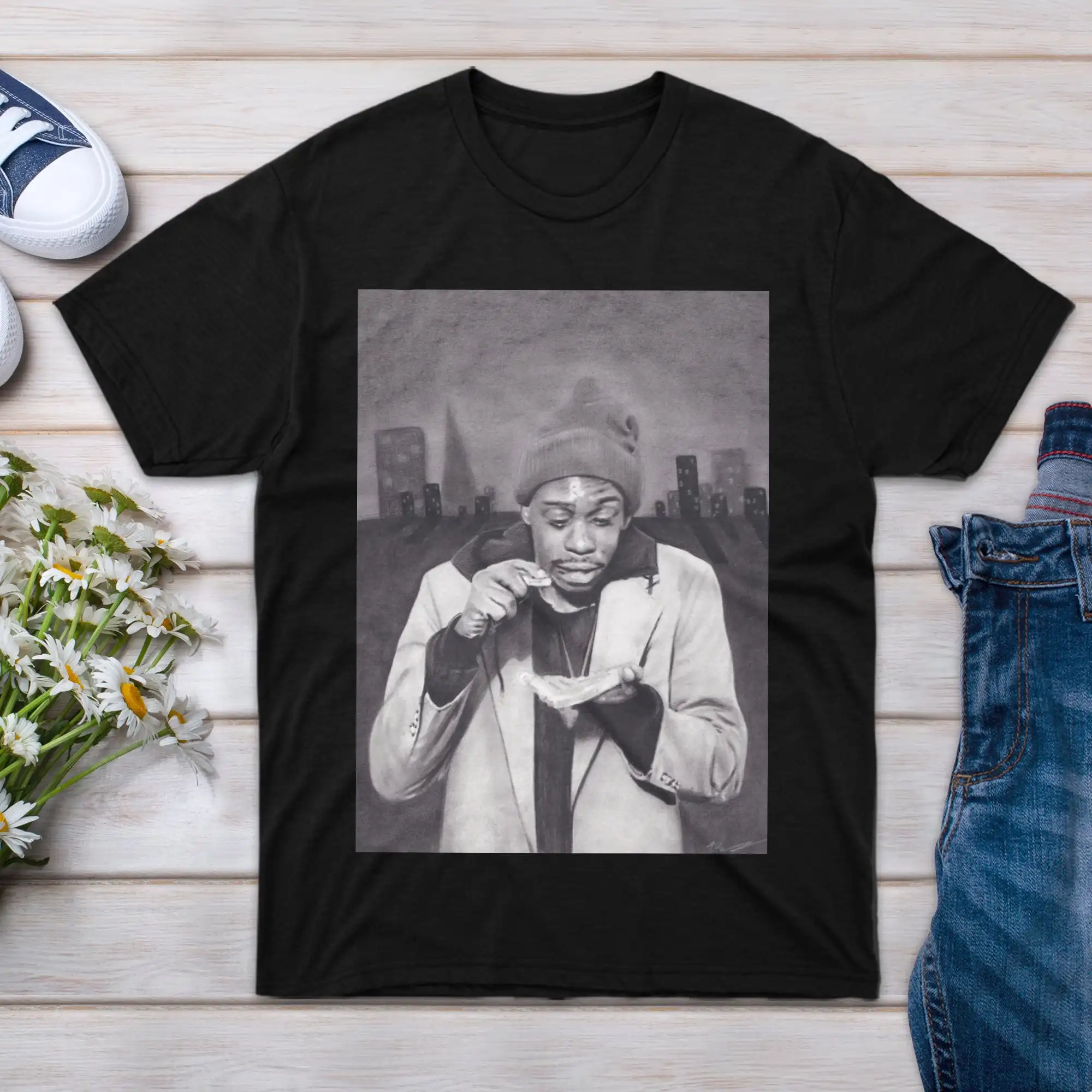 T Shirt Tyrone Women Biggums Friend Dave Chappelle In The Big Tenderloin Sleeve White Boy Novelty Girl Family