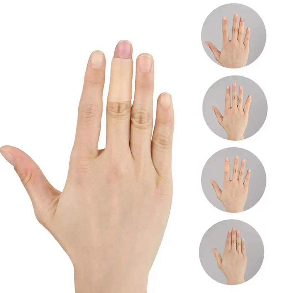 Soft Silicone Finger Protector, tala ajustável, impermeável, respirável, Guard Care Tool, resiliente, 9x3.2cm