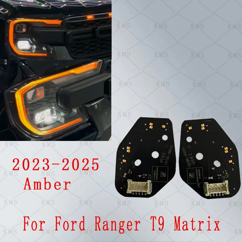2023-2025 For Ford Ranger T9 Matrix New Amber Headlight Function Frame Module Daytime Running Lights Colour Changing Unit