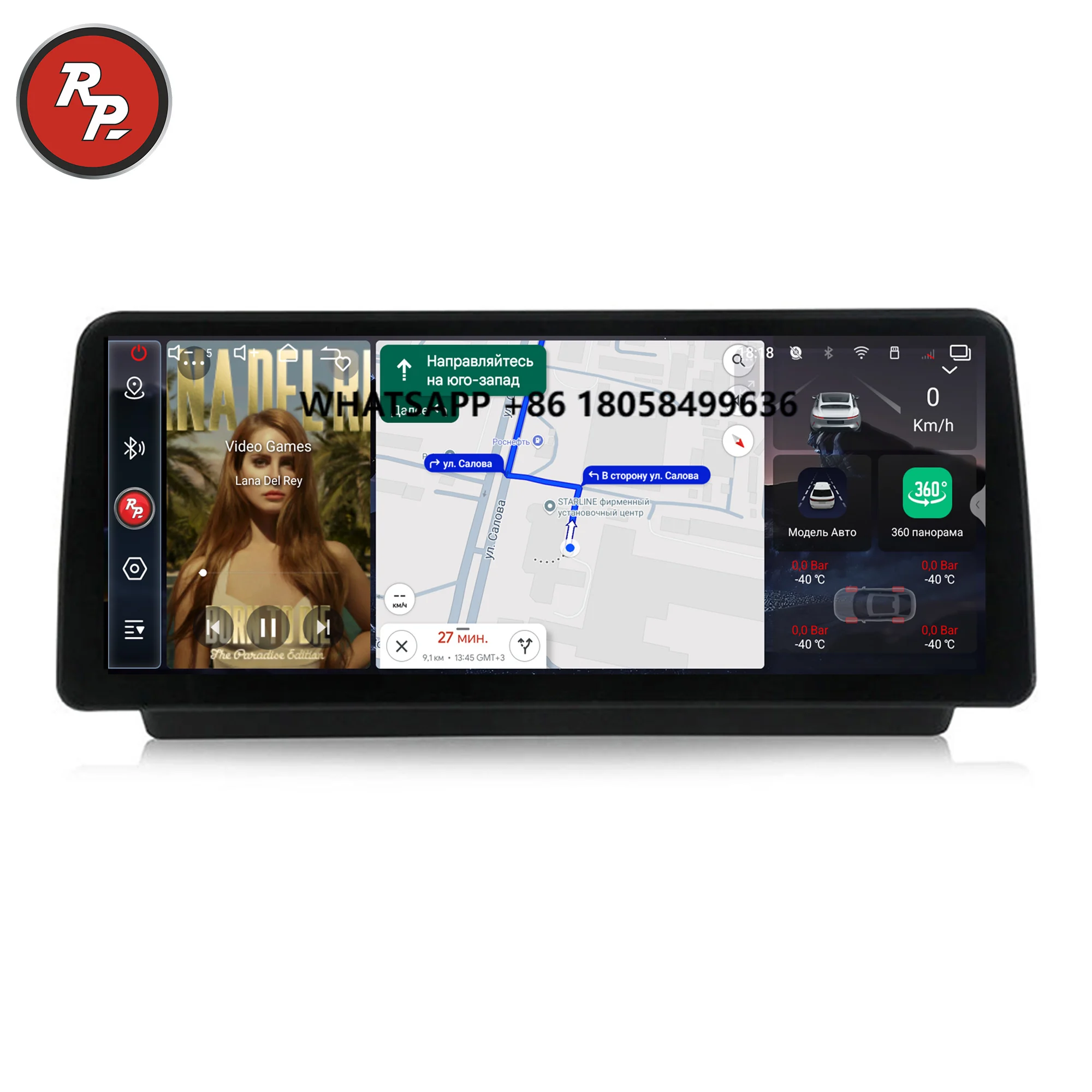 

Penhui 16 + 512 ГБ Crystal Sound 850 Android 14 Автомобильное радио для RAV4 Willander 2020-2022 DVD-плеер Аудио-видео экран Carplay