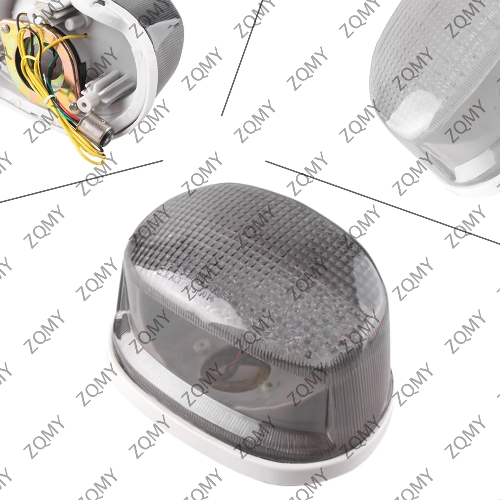 Lanterna Traseira de Motocicleta com Luz de Freio Integrada e Sinalizadores LED para Suzuki Boulevard M50 Marauder VZ800 VZ1600 800 1600