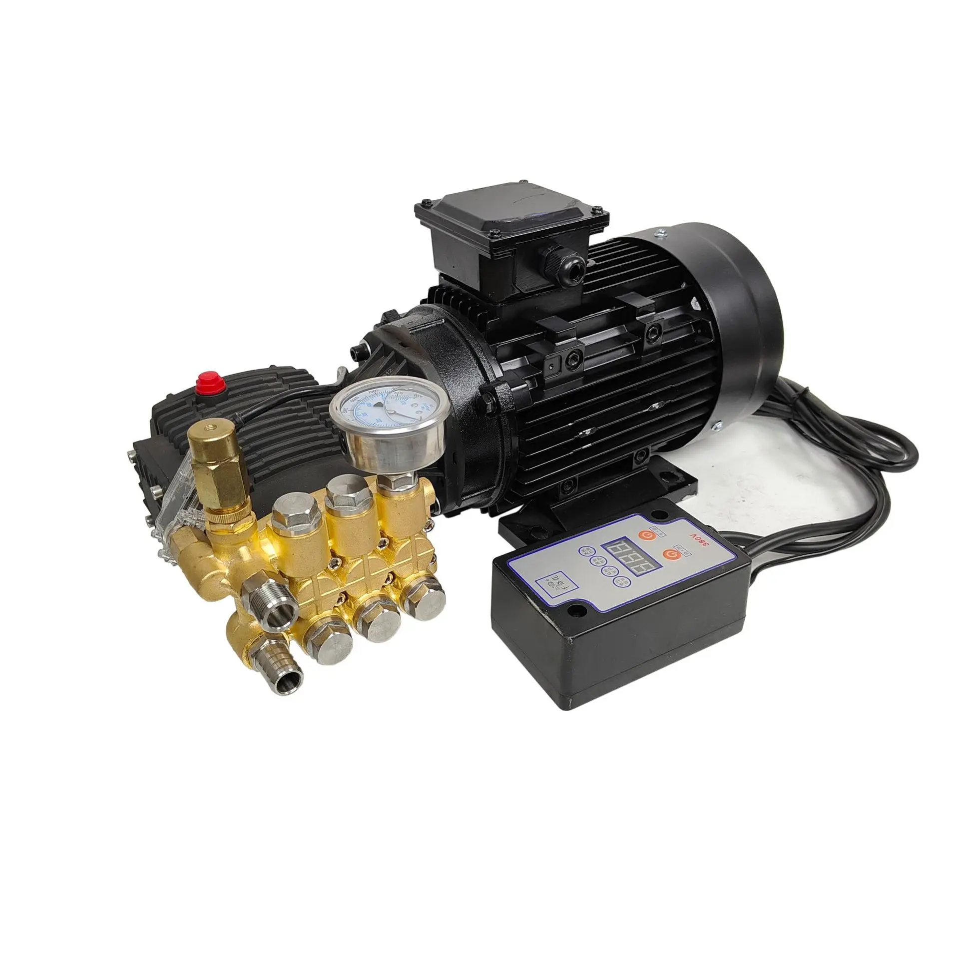 

High pressure cleaner, motor and pump head combination