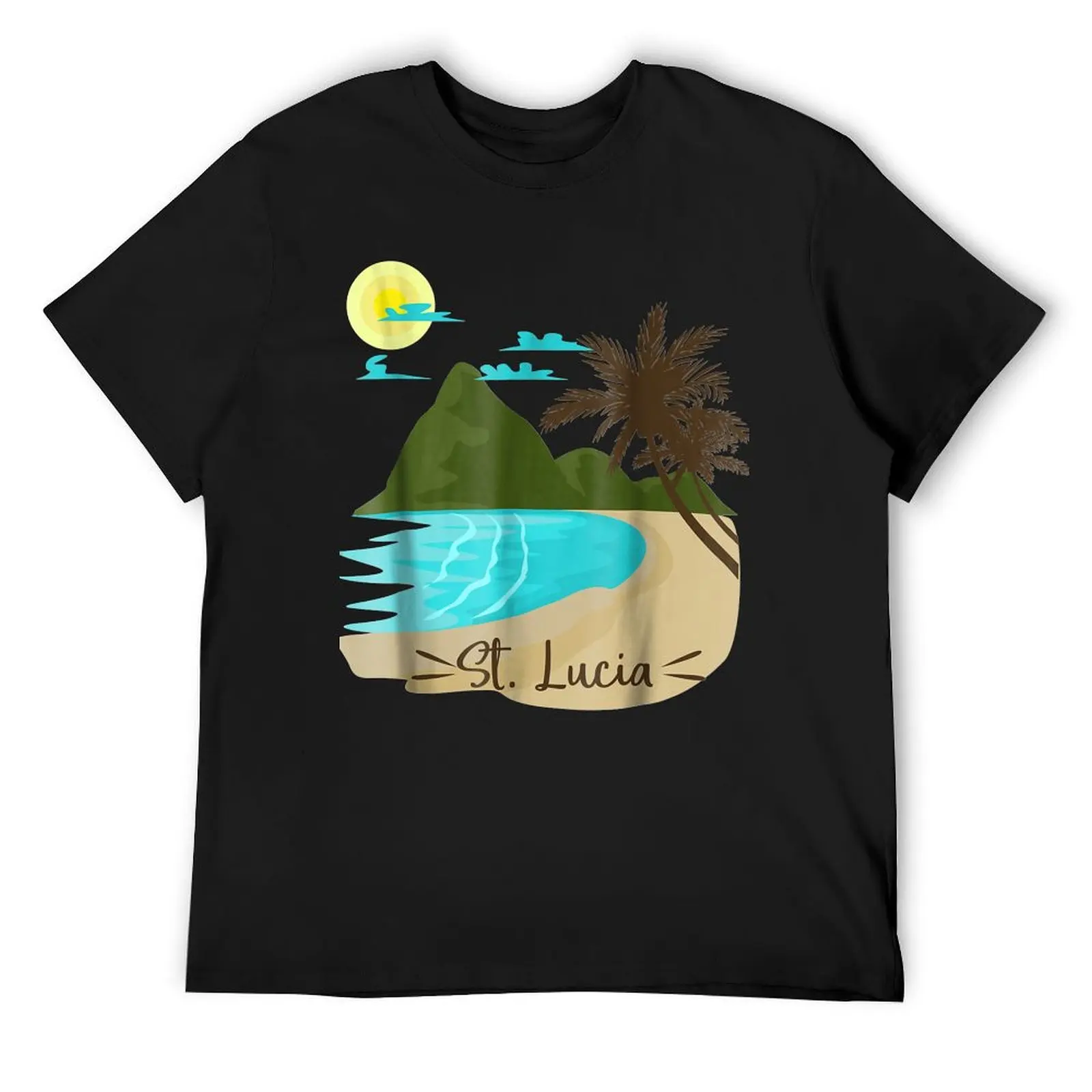 

St. Lucia Pride T-shirt Caribbean Family Vacation Gift T-Shirt customizeds mens shirts graphic tee