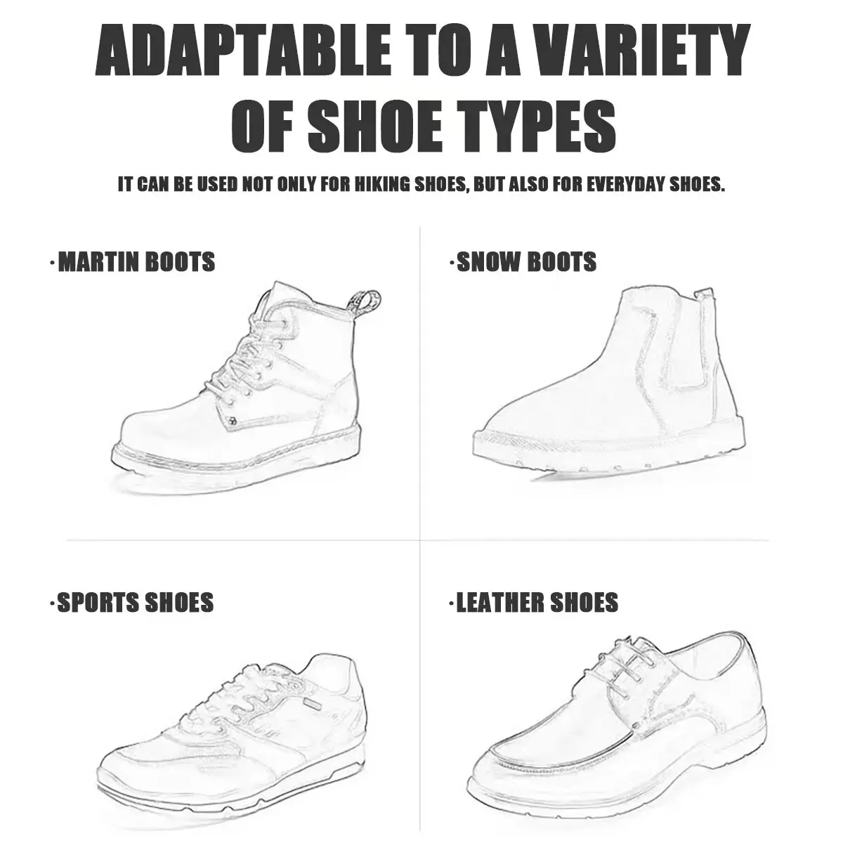 1 زوج 5 ترصيع المضادة للانزلاق الجليد الثلوج التخييم أحذية مشي أحذية السلامة الشتوية العالمي المهنية تسلق الأشرطة #6