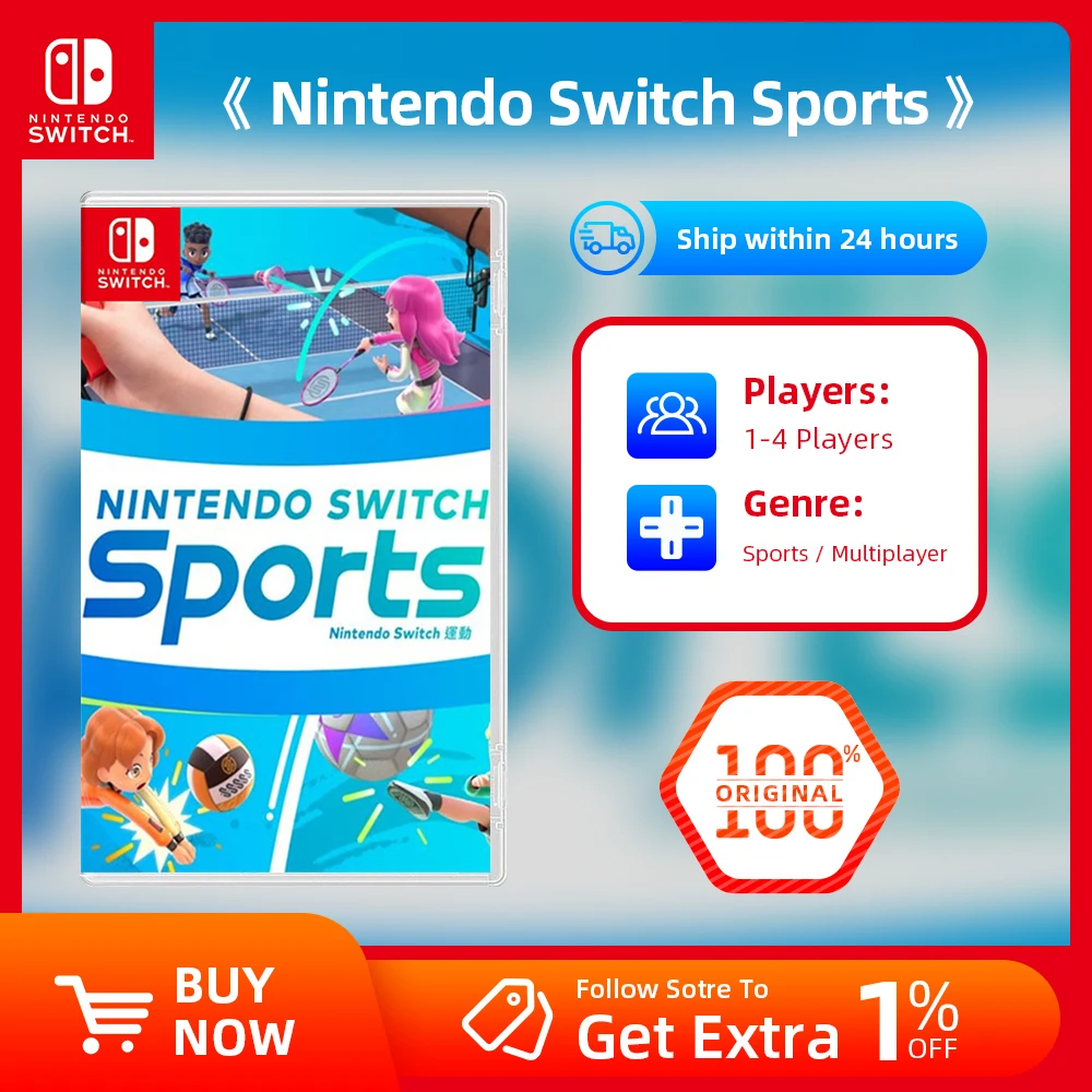 Nintendo Switch Game - Nintendo Switch Sports - Sports Multiplayer Party for Switch OLED