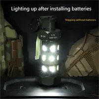 Tactical Toys Nylon Dummy Model M84 Cosplay Flashbang Grenades Plastic Model Outdoor Camping Emergency Lighting