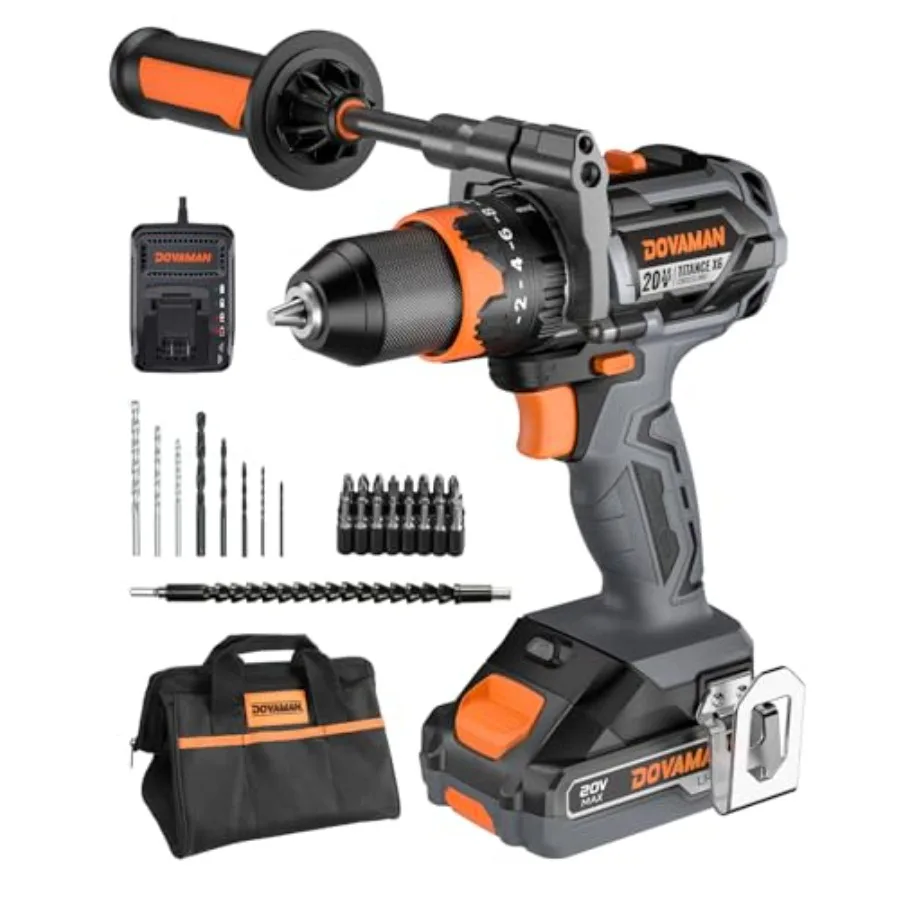 

Усовершенствованная аккумуляторная дрель X6, 20 В, бесщеточная ударная дрель 1/2 дюйма с крутящим моментом 575 IN-LBS, 36000 BPM, режим 3-в-1, 2 скорости