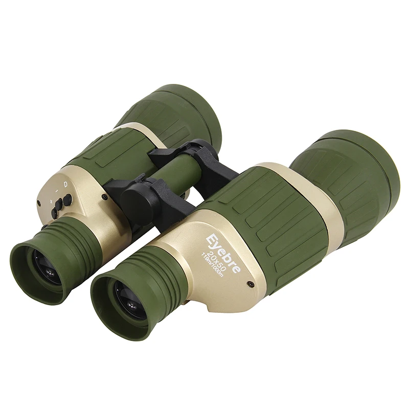 Eyebre 20x50 New Tricolor Light Strip Labeled Binoculars Mountain Camping Supplies Fixed Focus Outdoor Telescopes