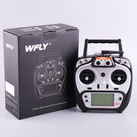 WFLY ET08A New Version 2.4G 8CH RC radio transmitter receiver RF206S the best remote for rc beginners