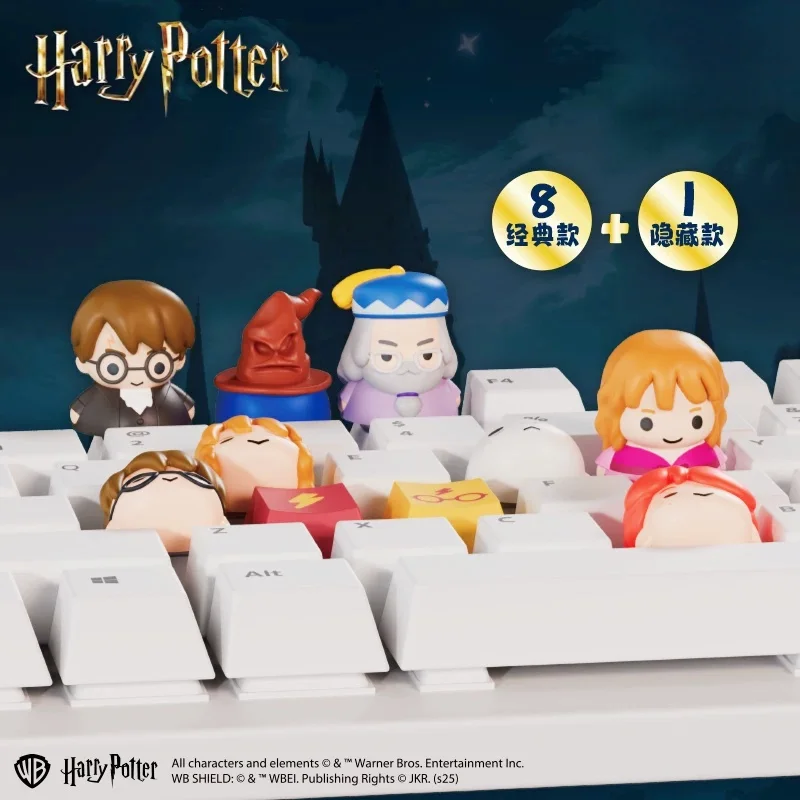 

Аутентичные колпачки для ключей Гарри Поттера, слепая коробка, Гермиона Рона, милые куклы, игрушки, модные коллекционные фигурки, прекрасный подарок