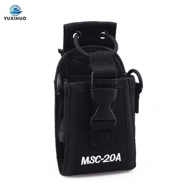 MSC-20A Walkie-Talkie Universal Nylon Pouch Bag Holster Carry Cover Case for Baofeng Radio UV-5R UV-9R 82 888S TH-UV8000D MD-380