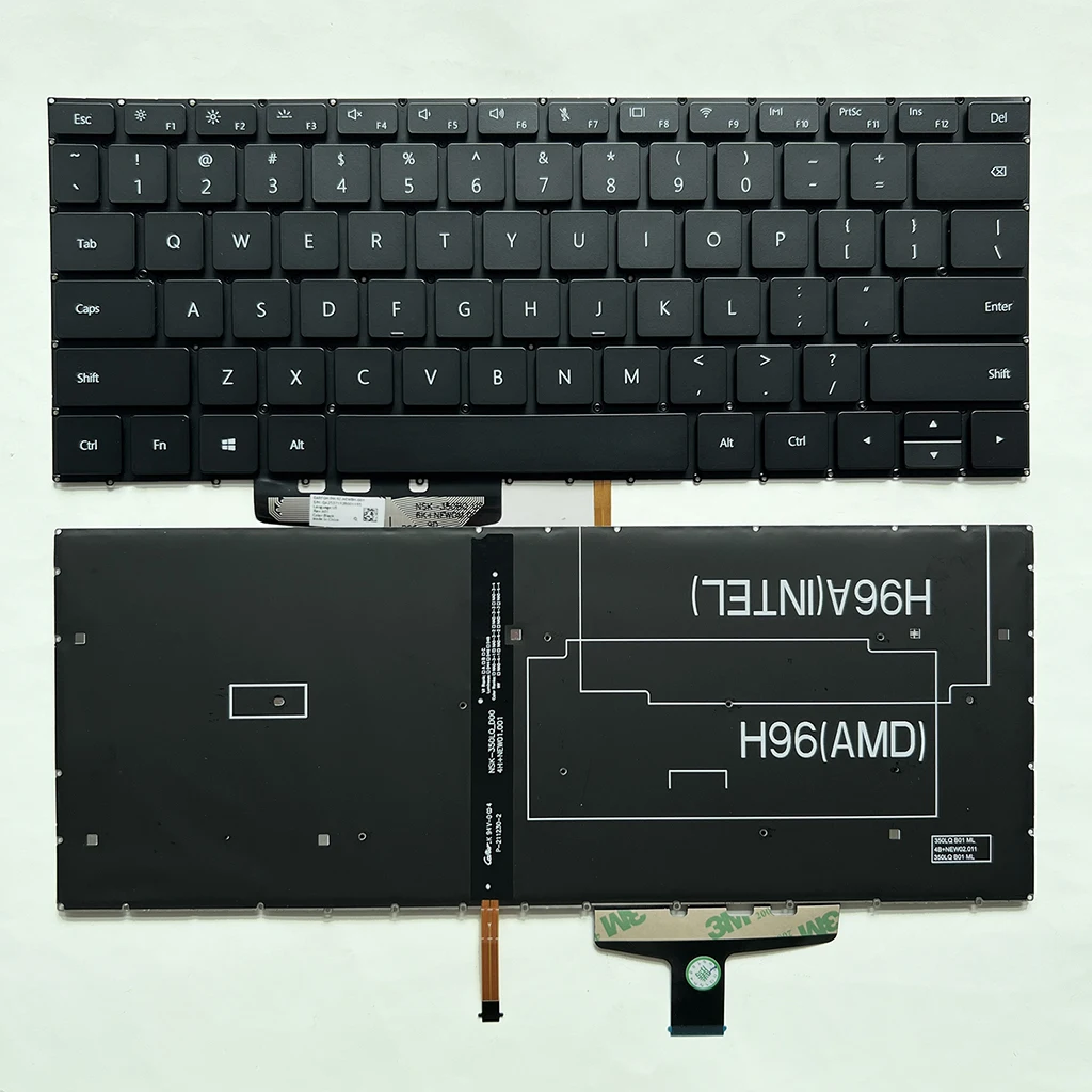 

W29 US/Spanish Backlit Keyboard For Huawei MateBook 13 WRT-W29 WRT-W19 VLT-W50 VLR W09 W19 WRTB-WFH9L WAH9L WFE9L HN-W19R SP