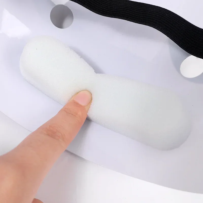 Máscara en forma de V con cara de llanto y sonrisa, máscara de Anime Black Bullet Kagetane Hiruko, disfraz de Terror para Halloween, accesorio para hombres y mujeres