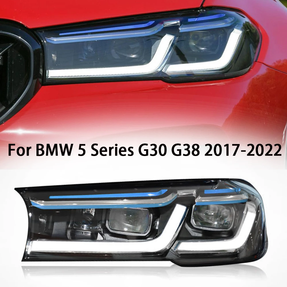 

Car led Headlights for 5 Series G30 G38 LCI Type 2017-2022 Pre-LCI Head Lights Laser Style Head Lamps Led Projector Accessories