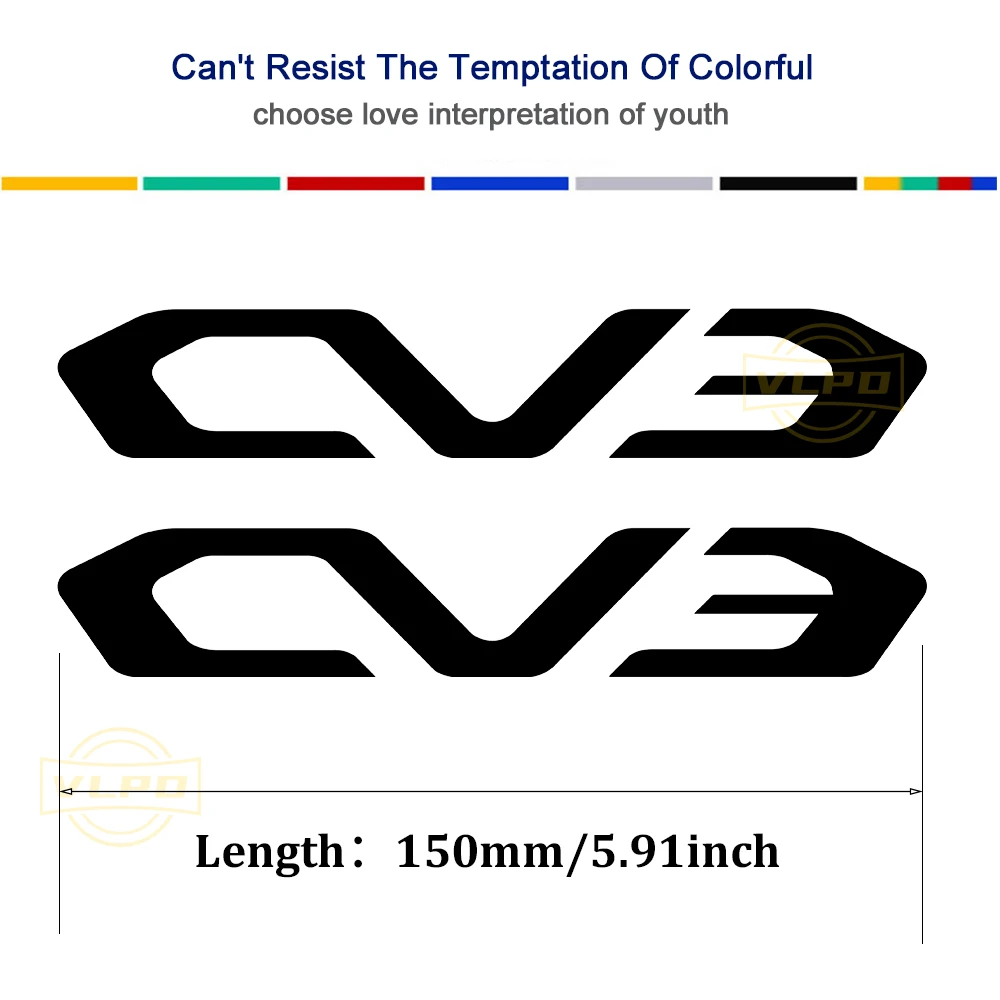 ل KYMCO CV3 550 ملصقات اكسسوارات دراجة نارية ملصق مائي مقاوم للماء