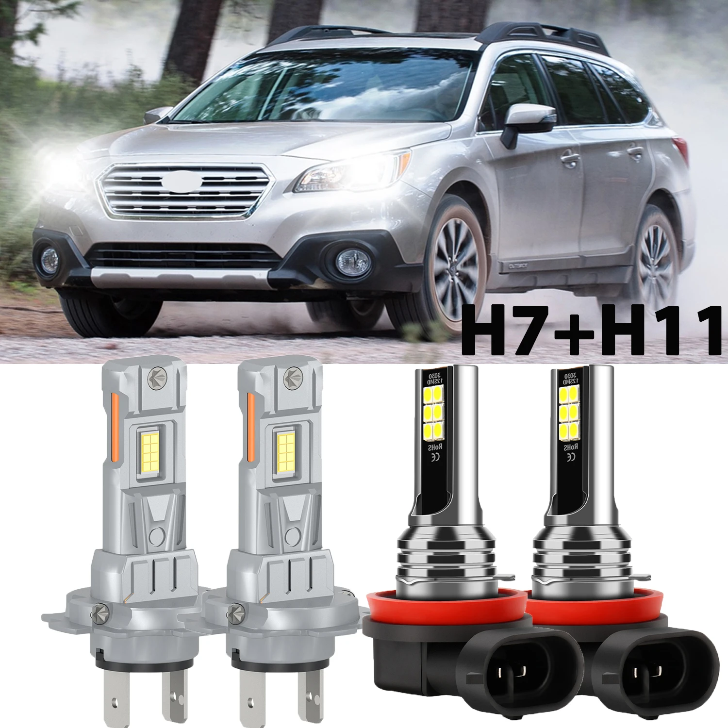 4Pcs Ultra Bright H…