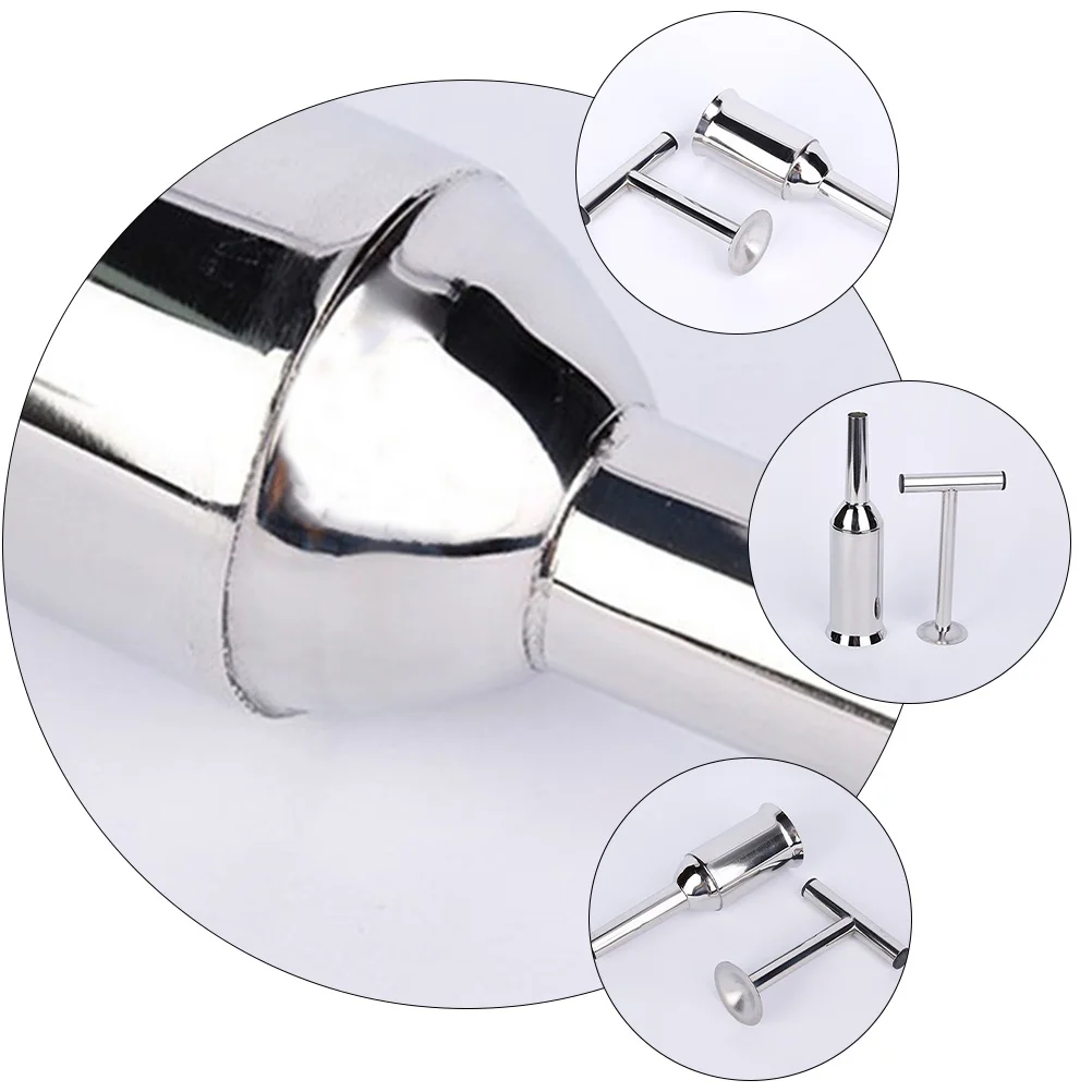 

Sausage Stuffer Food Grade Stainless Steel Easy Cleaning Homemade Sausage Tool Kit Meat Processing Kitchen Bar Accessories