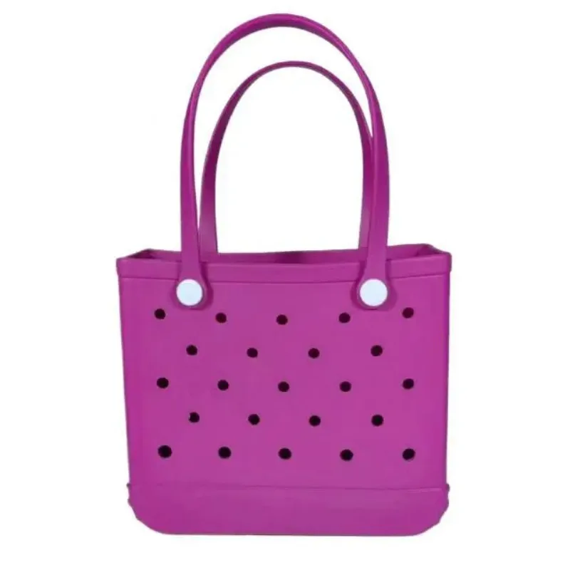 EVA hole pet outing bag, waterproof and wear-resistant portable tote bag, large-capacity portable cat and dog travel beach