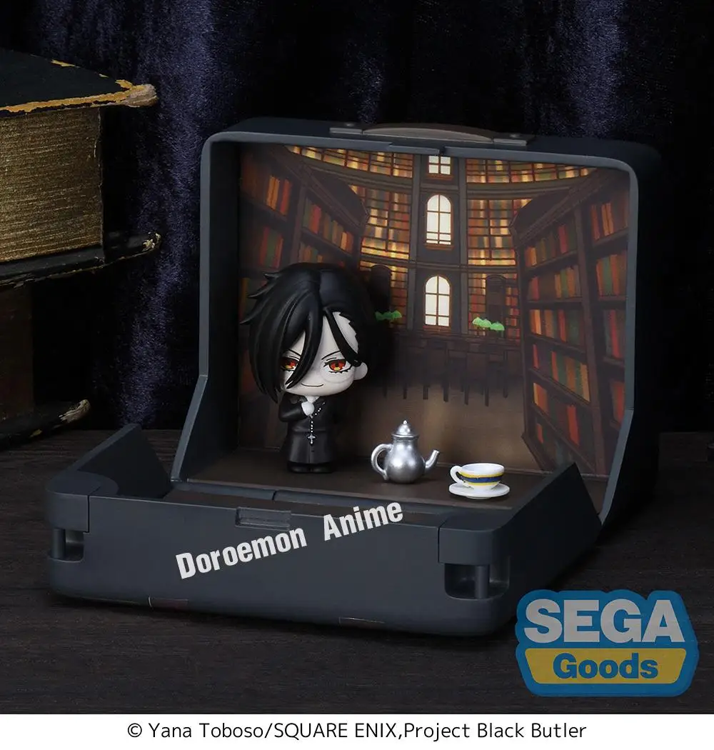 Pre-Order Original Sega Petite World Memories Black Butler -Public School Arc- Ciel Phantomhive Undertaker Sebastian Figures