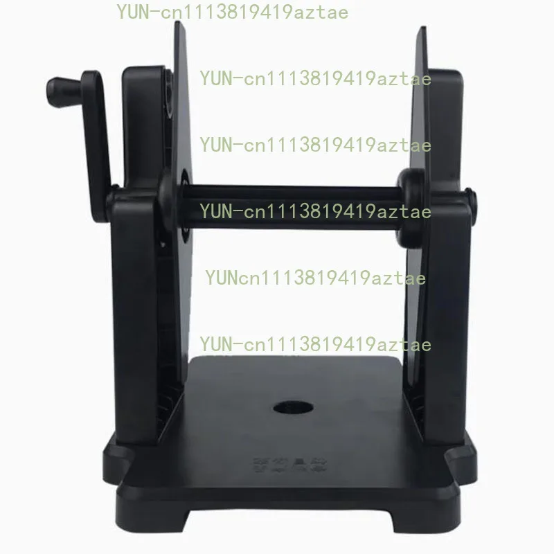 Large Roll Label Holder Manual Winding Bracket Universal Manual Crank Label Rewinder Printer