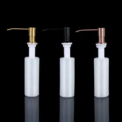 Muiltcolor Sink Soap Dispenser Household Stainless Steel Lotion Storage Bottle Liquid Hand Wash Bathroom Tools Kitchen Supplies