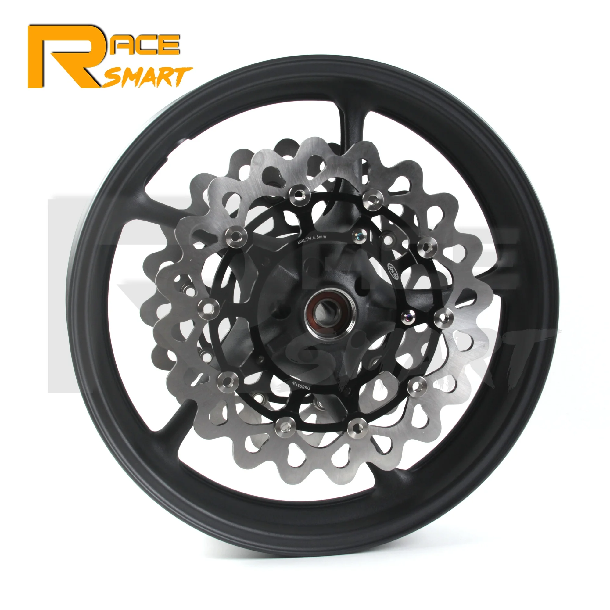 

For YAMAHA FZ1 2006-2009 Front Wheel Rims Brake Disks FZ-1 2006 2007 2008 2009 CNC Wheel Rim & Floating Brake Disc Rotors