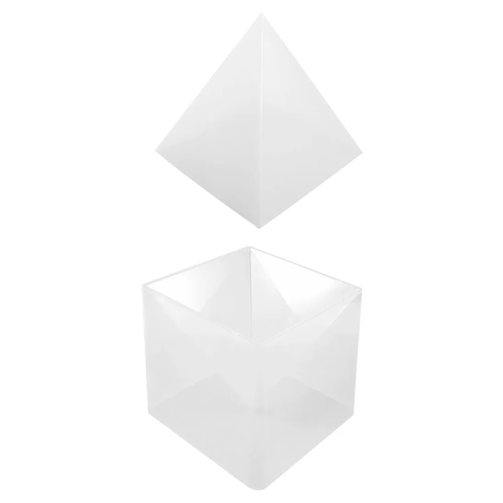 

1 set 1 Set Pcs Pyramid Silicone Mold Flexible Durable For Diy Resin Craft Jewelry Making Kit Glossy Surface Desktop Decor Mold