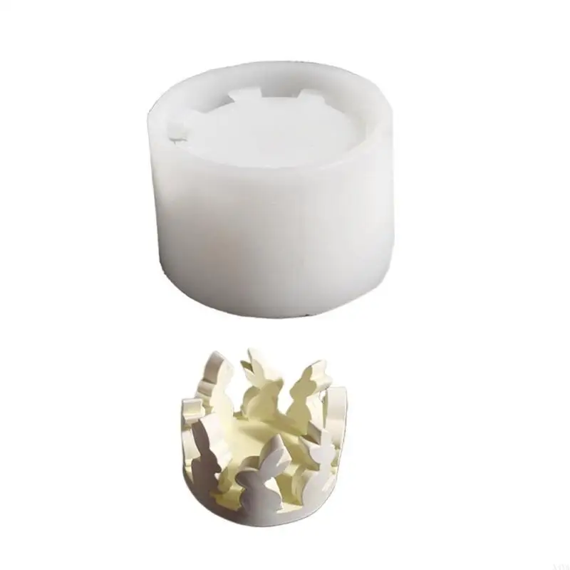 

X4YA Artistics Sturdy Silicone Holder Mould with House Designs Motifs Accessory for Crafting and Home Decoration
