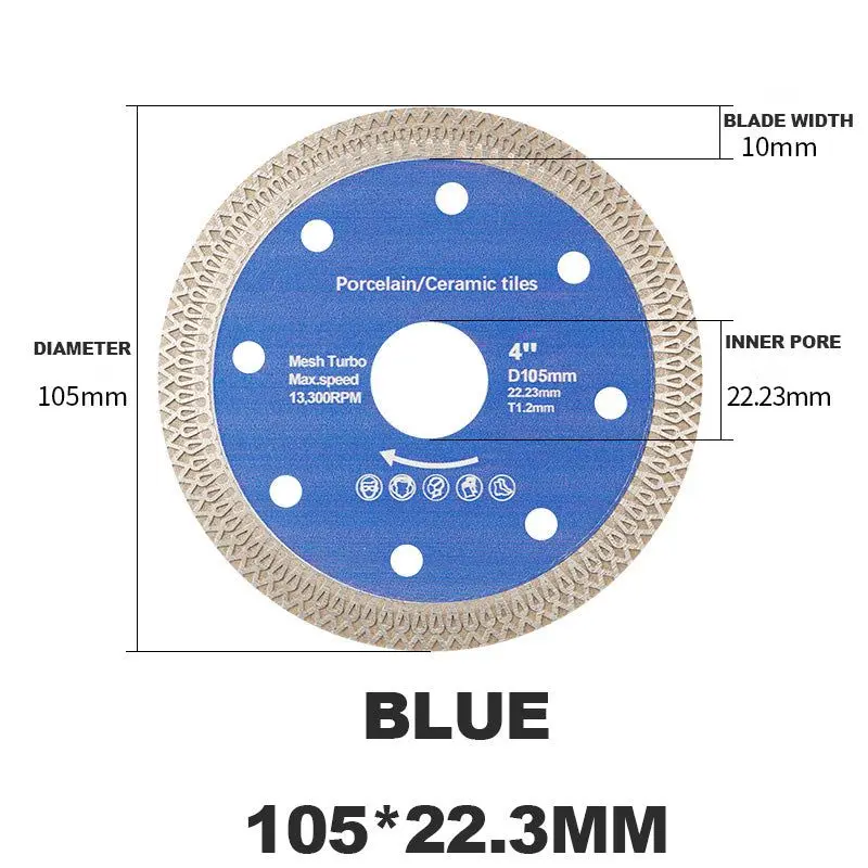 Diamond Saw Blade 105/115/125mm Cutting Disc Wheel for Angle Grinder Cutting Porcelain Glass Tiles Granite Marble Cut Saw Blade