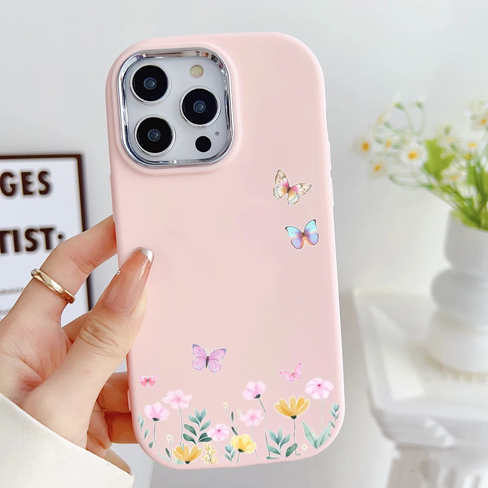 Мягкий чехол SS55 из ТПУ для iPhone 11 12 13 14 15 Pro Max SE Xs XR 6 7 8 Plus